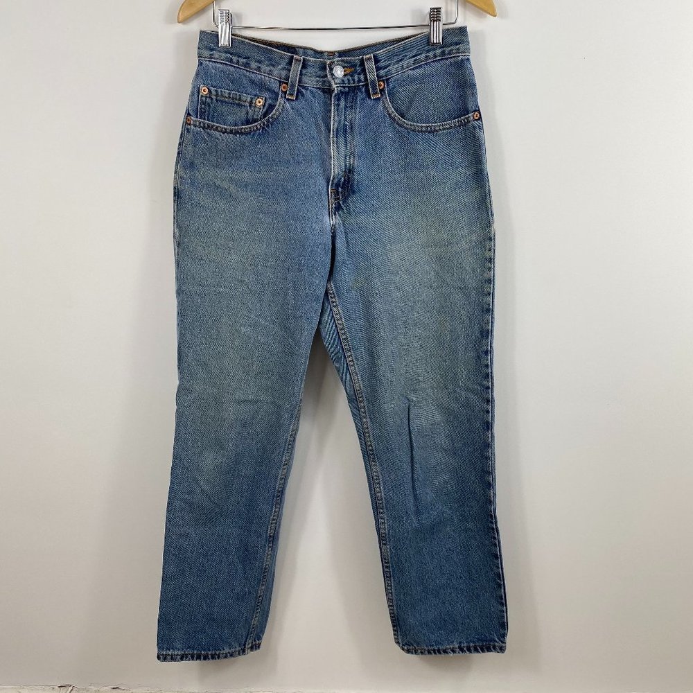 VTG Levi's Straight Leg Denim Jeans 550 Size 31